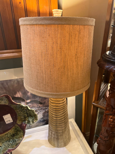 Zuma Corn Lamp w/ Burlap Shade