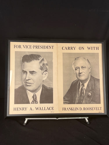 Carry On With Franklin D. Roosevelt & Henry A. Wallace Poster