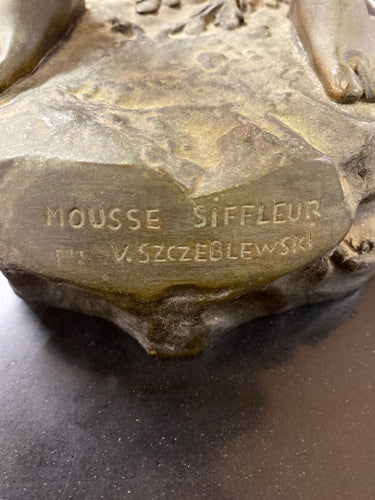 Bronze Sculpture of a Boy | Mousse Siffleur