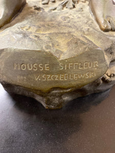 Bronze Sculpture of a Boy | Mousse Siffleur