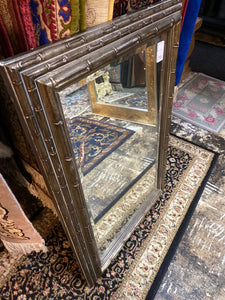 Bamboo Framed Mirror 26x38