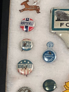 Set of 34 Assorted Presidential Pins