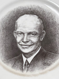 Dwight D Eisenhower 34th President Decorative Plate