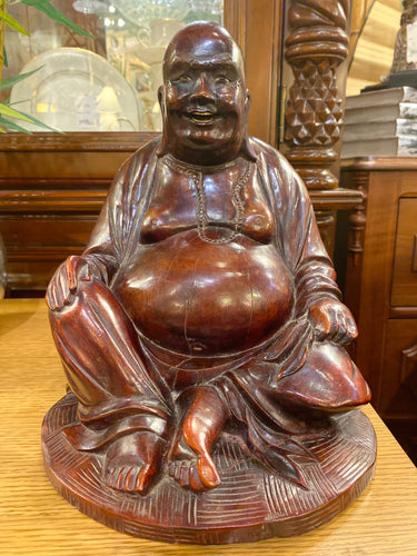 Hand Carved Rosewood Buddha Statue