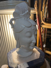 White Ceramic Asian Head Lamp