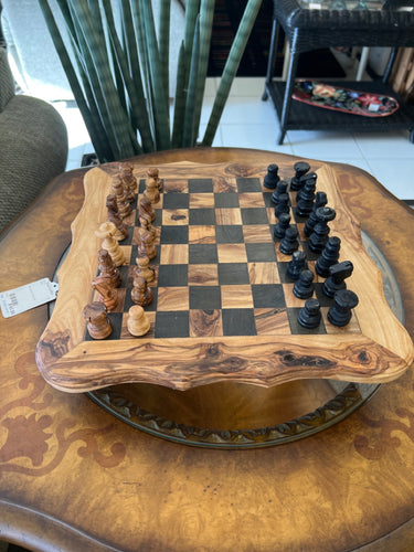 Olive wood Chess Set