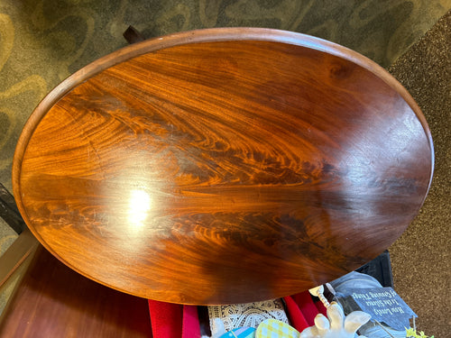 Antique Oval Entry Table