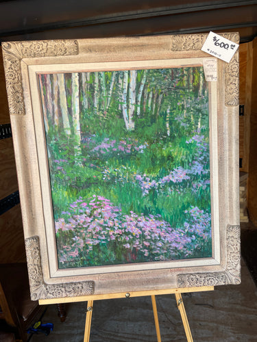 'Spring in the Woods' | Margaret O. Murray (1991, Oil on Canvas)