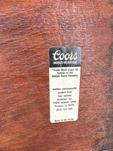 Vintage Advertisement on wood Planks