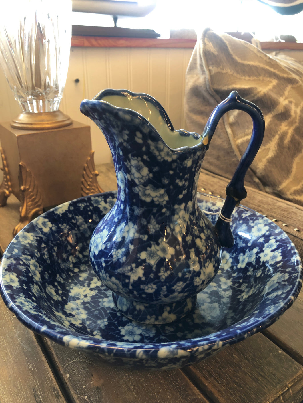 Victoria Ware Ironstone Pitcher with Bowl Set