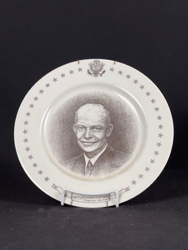 Dwight D Eisenhower 34th President Decorative Plate