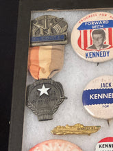 Set of 27 JFK Pins W/ 2 Medals