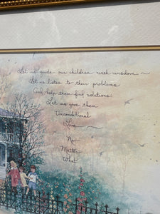 Signed Doris Morgan Cottage Print