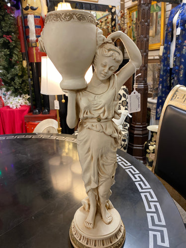 Greccian Chalkware Statue